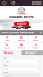 Mobile Screenshot of goulburntoyota.com.au